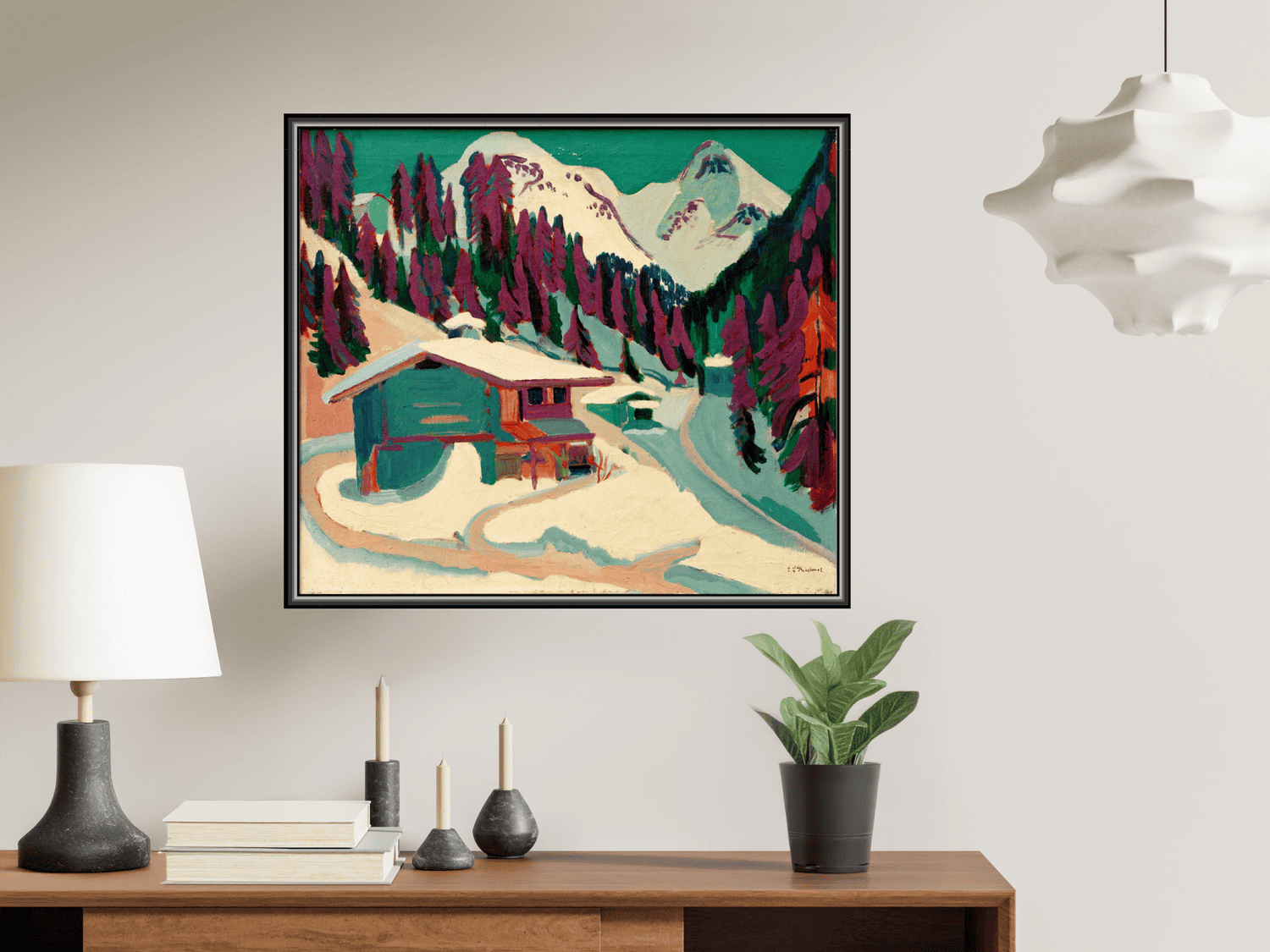 Wildboden im Schnee | Ernst Ludwig Kirchner