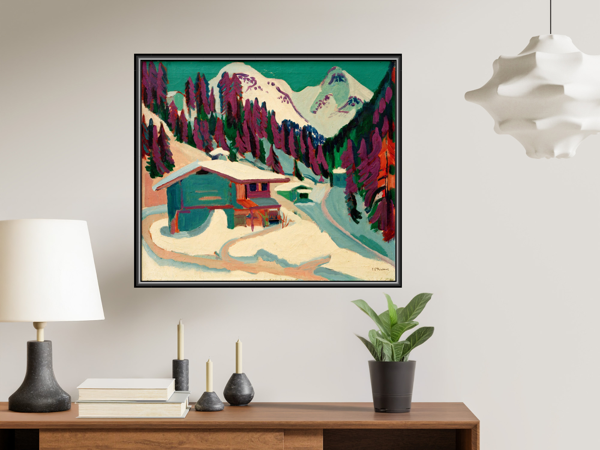 Wildboden im Schnee | Ernst Ludwig Kirchner