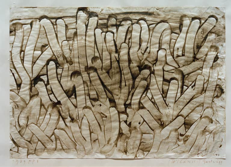Kunstdruck „(Wildnis) Gestrüpp“ von Paul Klee, handgefertigt in Deutschland
