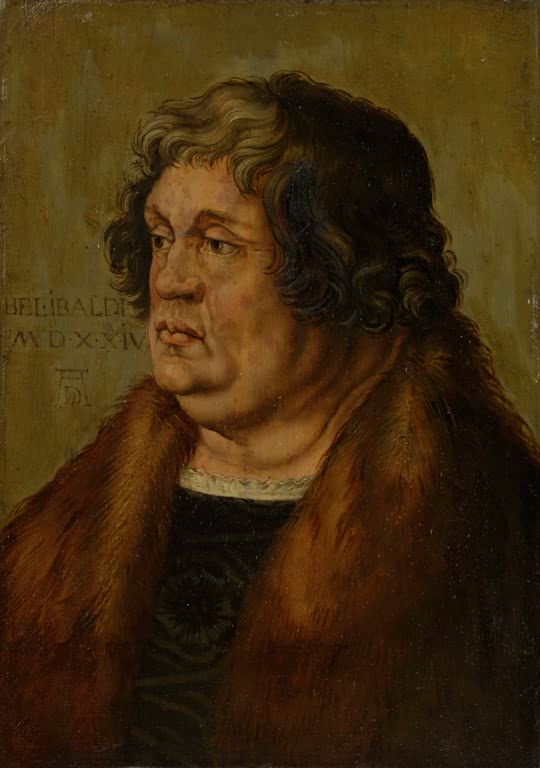 Kunstdruck „Willibald Pirkheimer“ von Albrecht Dürer