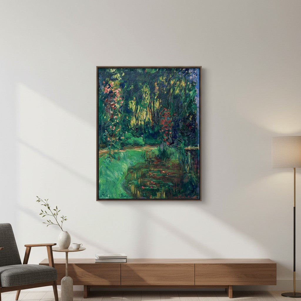 Winkel am Teich von Giverny | Claude Monet