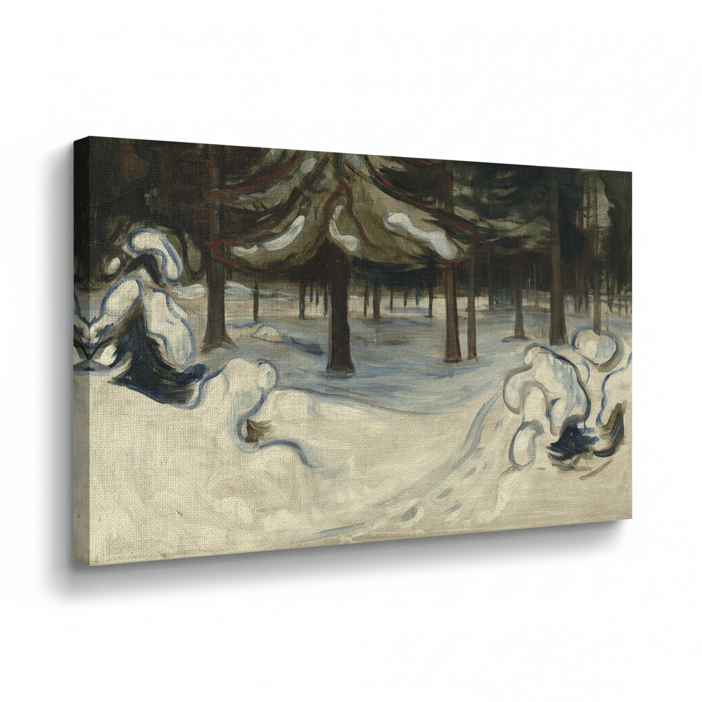 Winter im Wald | Edvard Munch