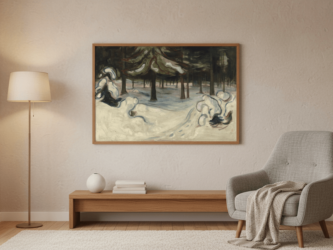 Winter im Wald | Edvard Munch