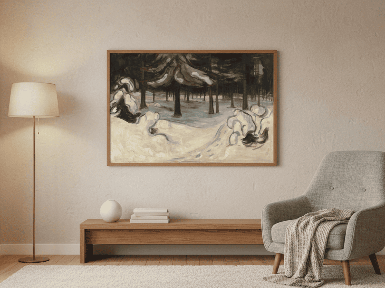 Winter im Wald | Edvard Munch