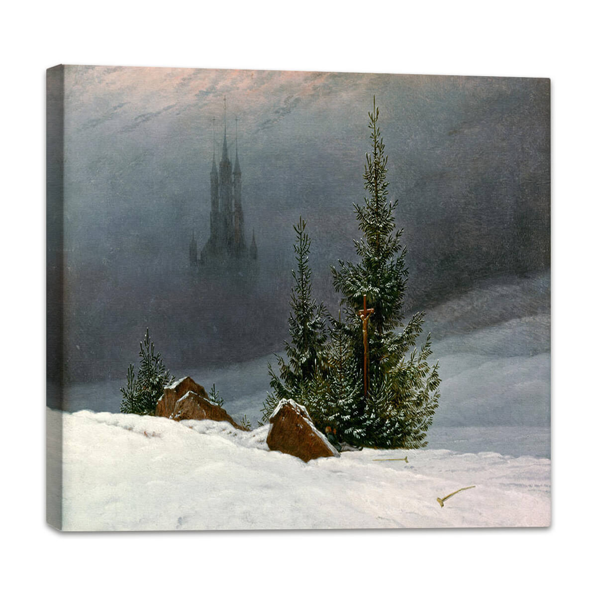 Winterlandschaft mit Kirche | Caspar David Friedrich