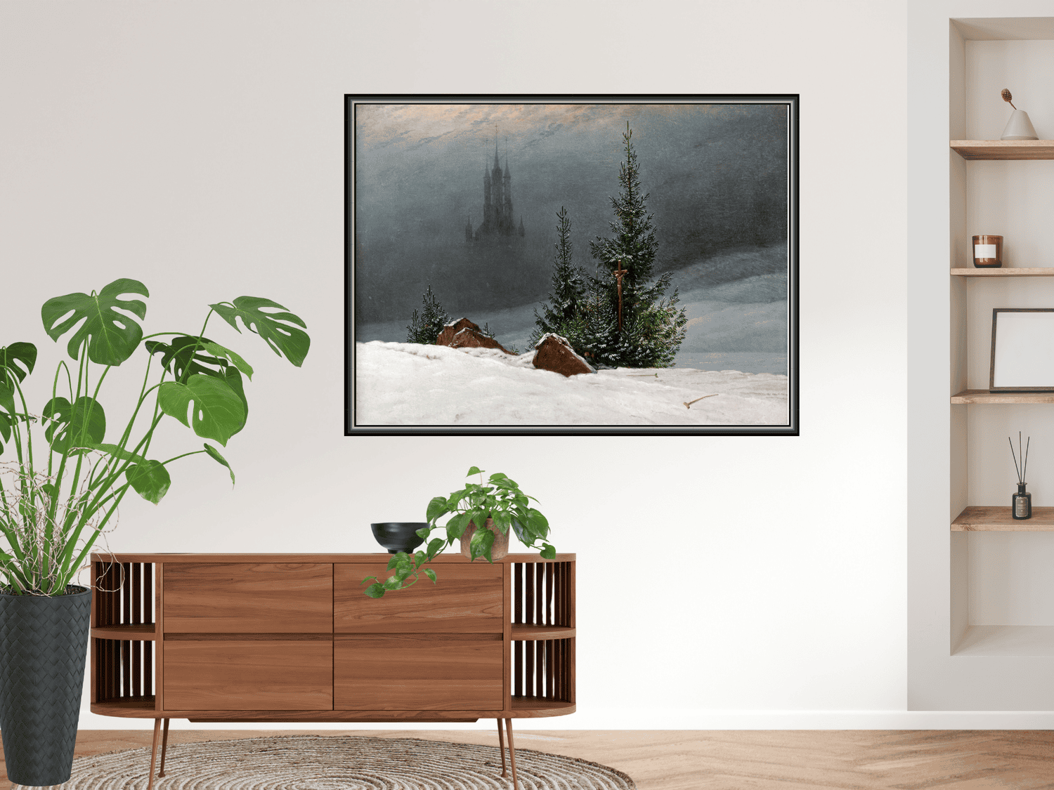 Winterlandschaft mit Kirche | Caspar David Friedrich