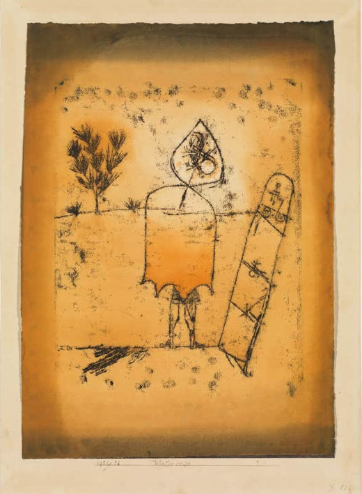 Kunstdruck „Winterreise“ von Paul Klee