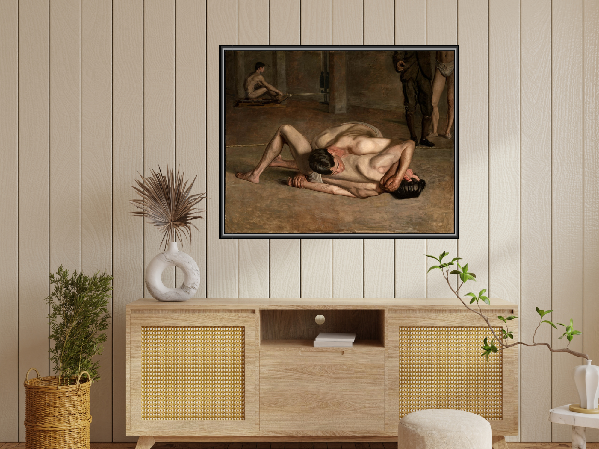 Wrestlers  | Thomas Eakins