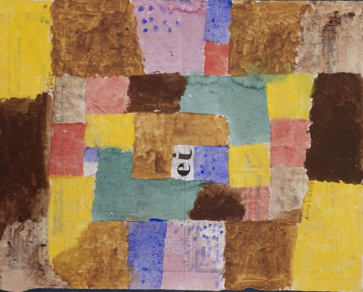 Kunstdruck „Zentrifugales Gedächtnis“ von Paul Klee