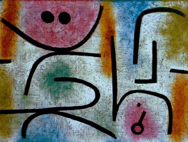 Kunstdruck „Zerbrochener Schlüssel“ von Paul Klee, handgefertigt in Deutschland