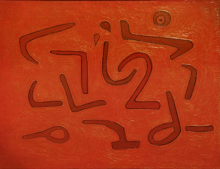 Kunstdruck „Zerstörtes Labyrinth“ von Paul Klee