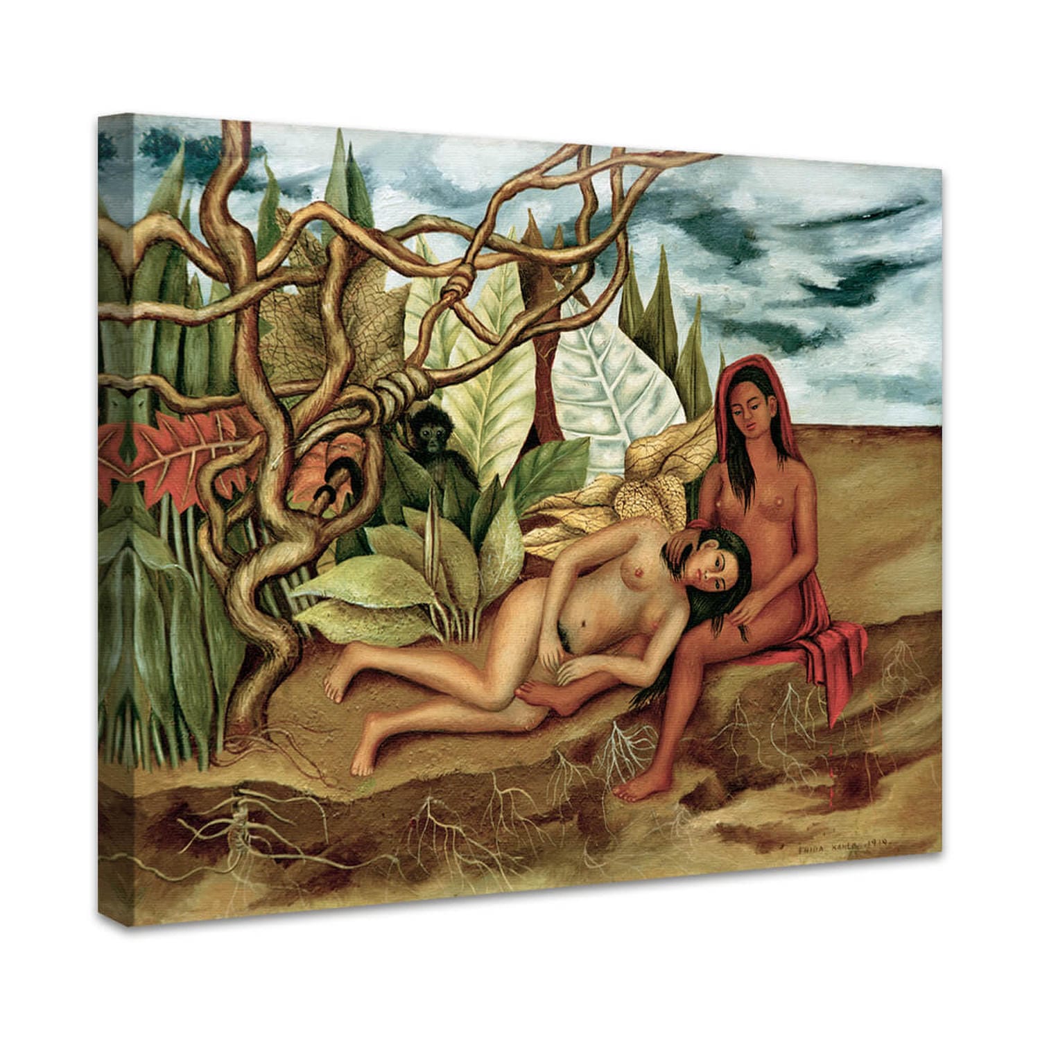 Zwei Akte im Wald | Frida Kahlo