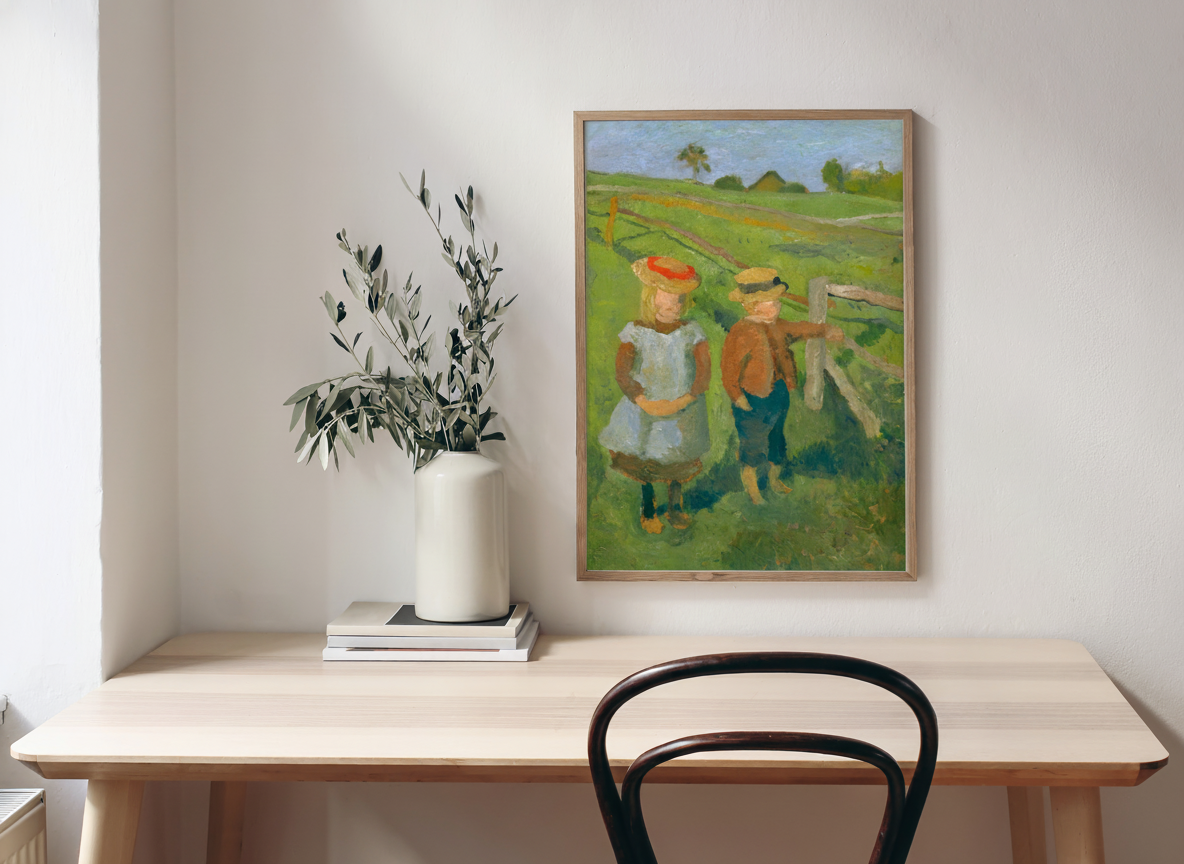 Zwei Kinder in Sonne | Paula Modersohn-Becker