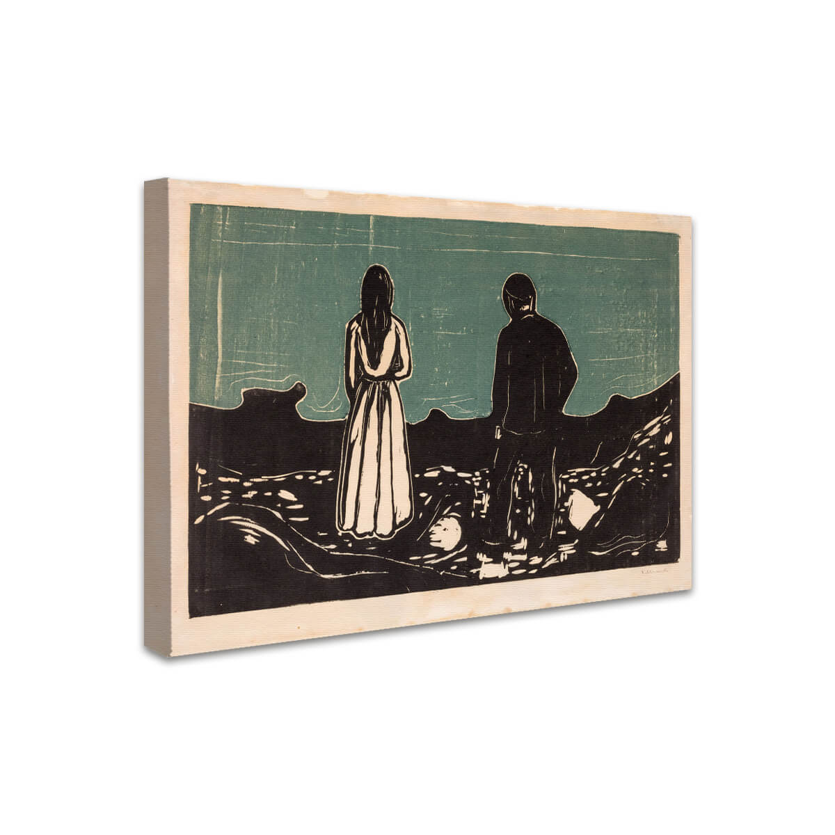 Zwei Menschen. Die Einsamen | Edvard Munch