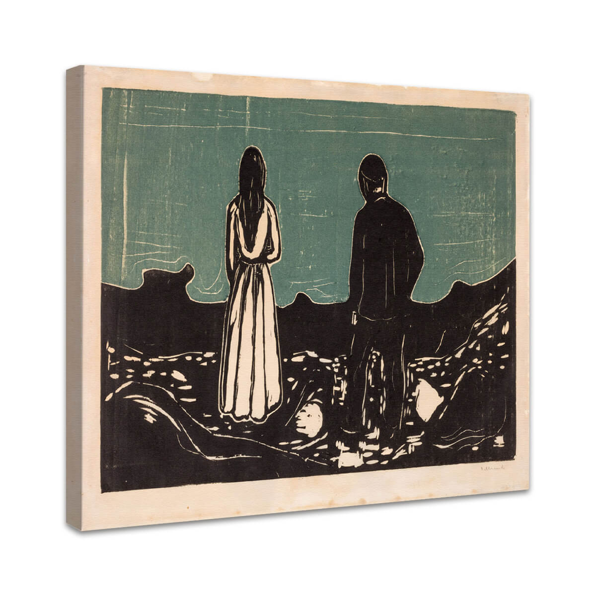 Zwei Menschen. Die Einsamen | Edvard Munch