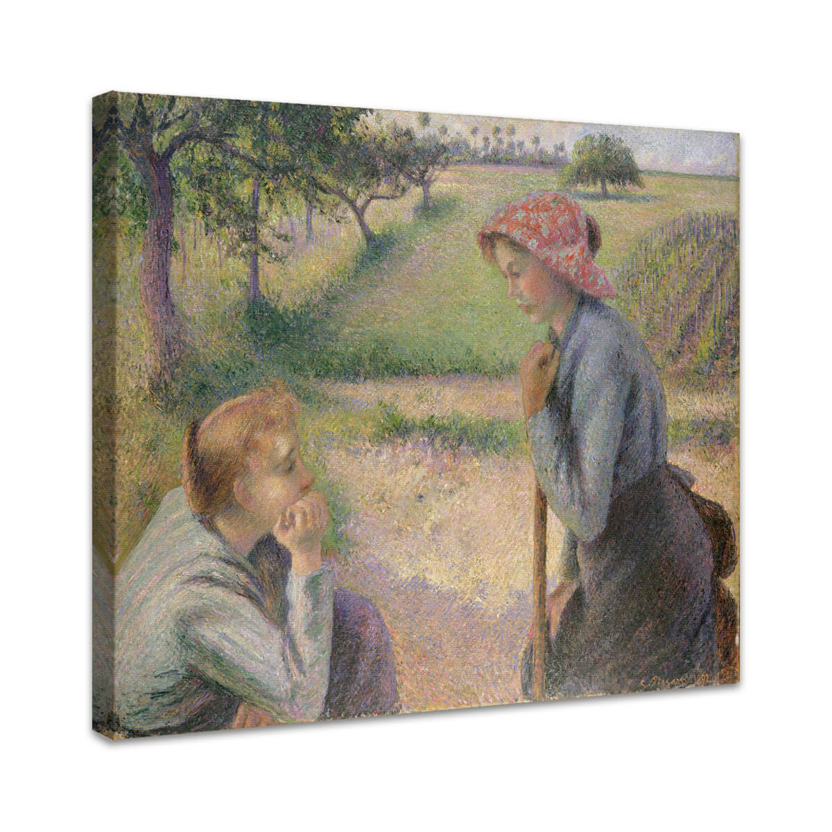 Zwei junge Bäuerinnen | Camille Pissarro