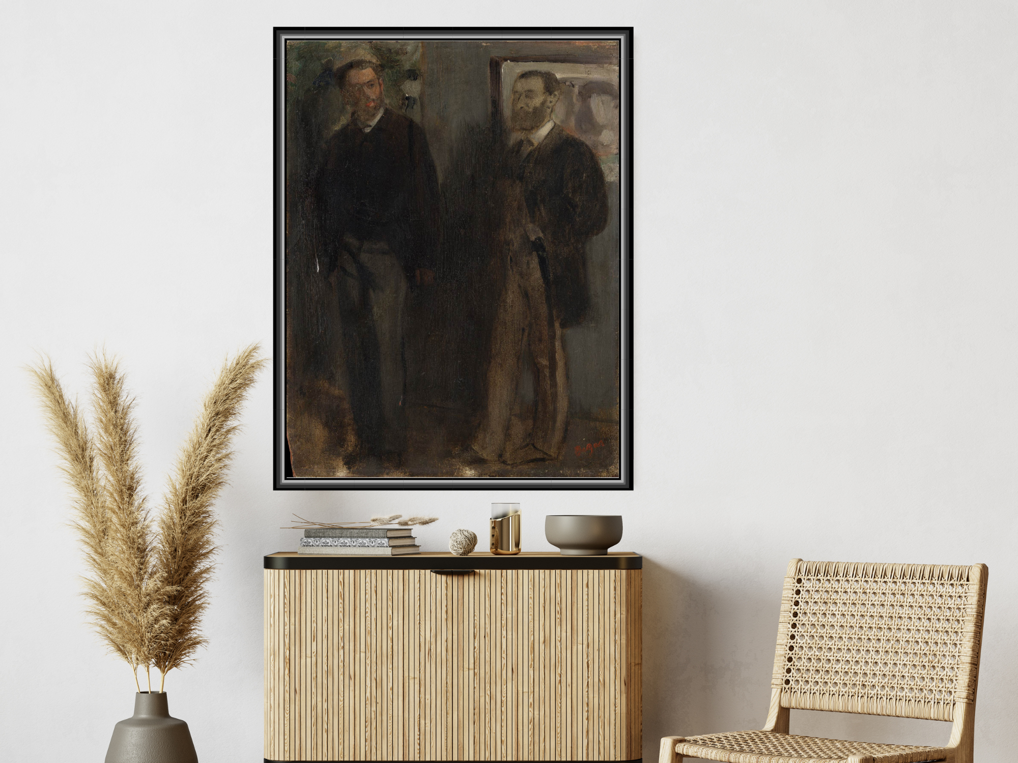 Zwei Männer | Edgar Degas