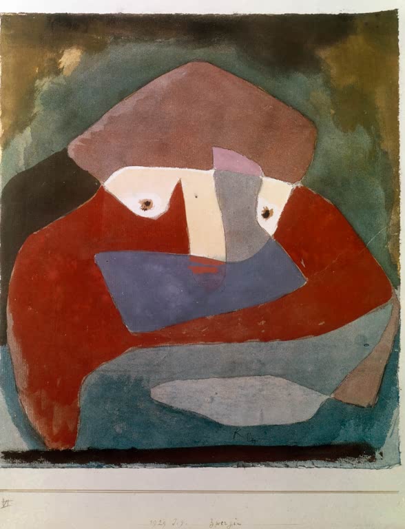 Kunstdruck „Zwergin“ von Paul Klee, handgefertigt in Deutschland