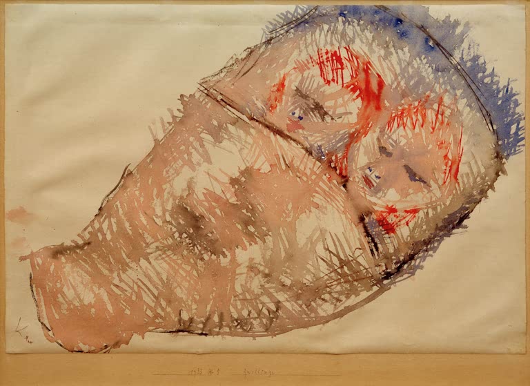 Kunstdruck „Zwillinge“ von Paul Klee, handgefertigt in Deutschland