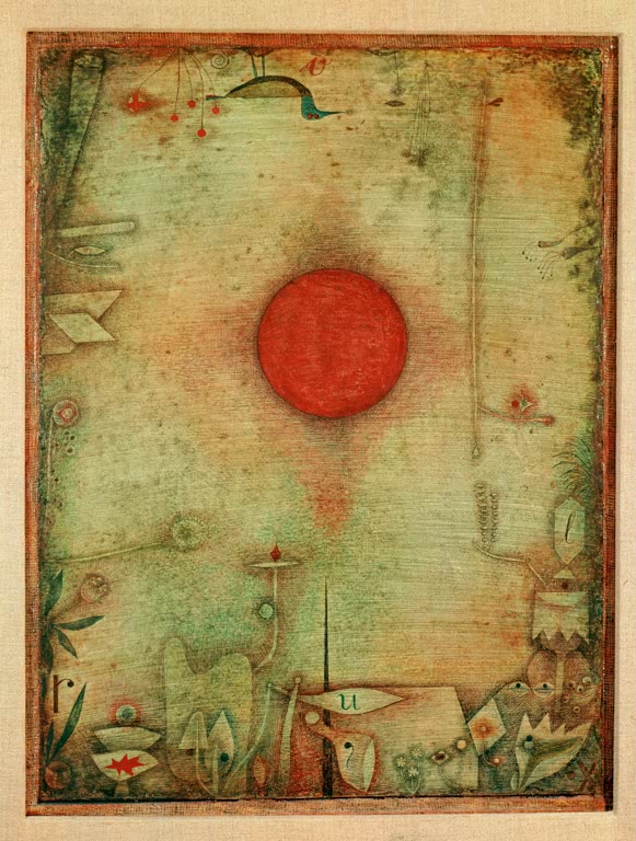 Kunstdruck „am Rand“ von Paul Klee, handgefertigt in Deutschland