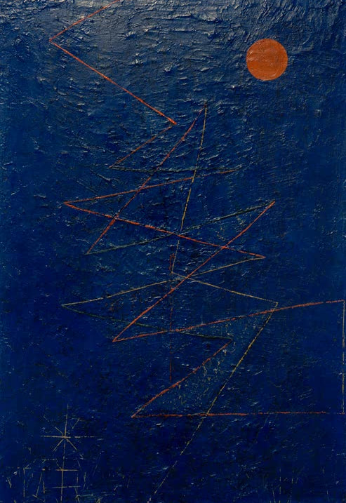 Kunstdruck „bunter Blitz“ von Paul Klee