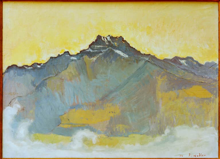 Les Dents du Midi vues depuis Chesière