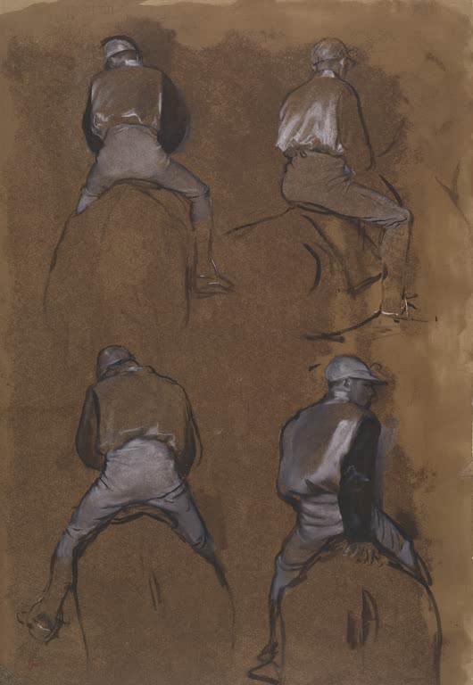 Quatre études de jockey