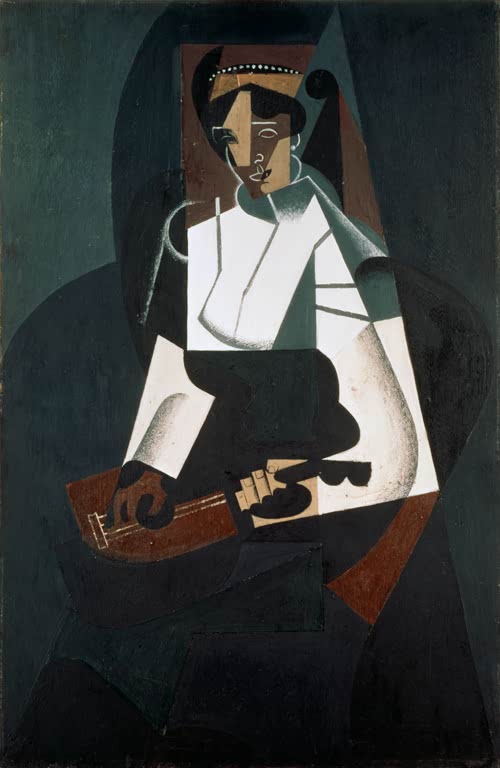 La femme à la mandoline