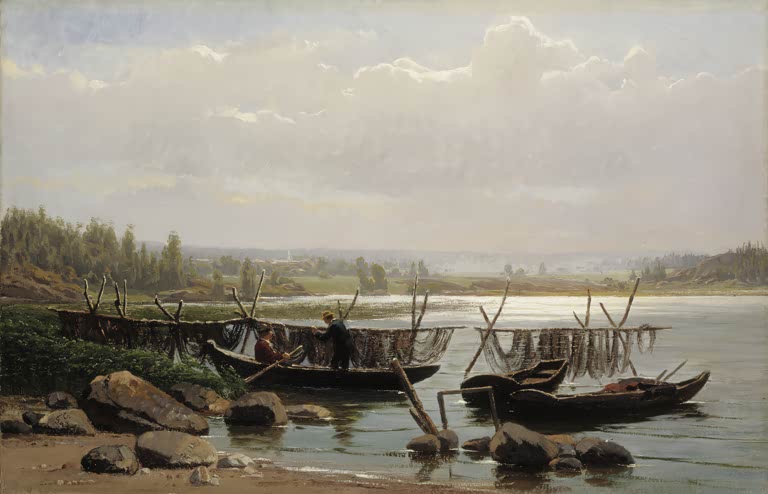 Morgonutsikt över Borgå skärgård
