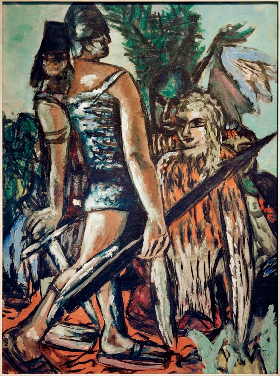 Krieger und Vogelfrau