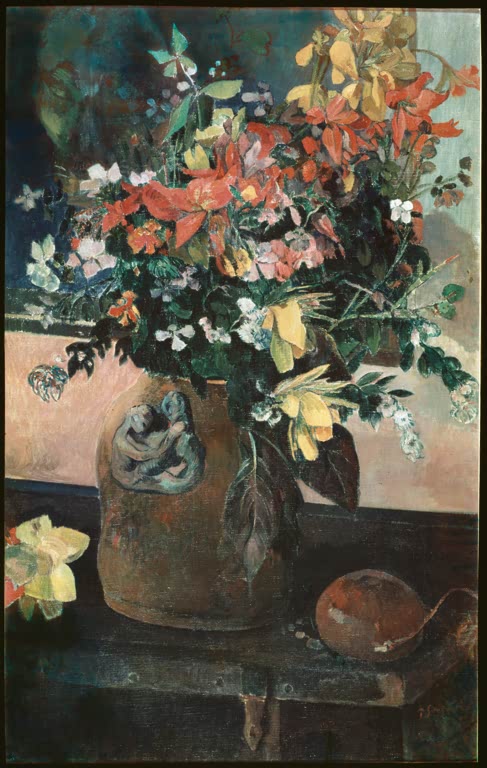 Nature morte au bouquet tahitien