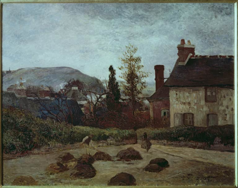 Maison dans jardin