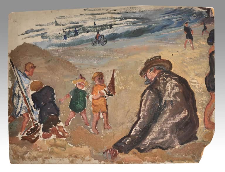Maurice Denis in Perros-Guirec (Perroz-Gireg). Sketch