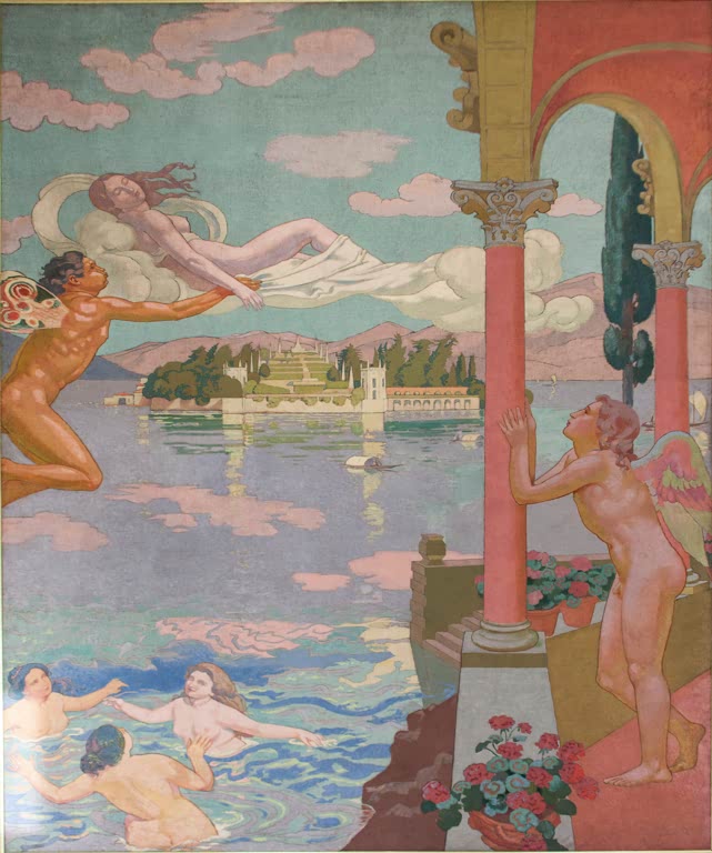 Zephyr transportant Psyché à l'île du bonheur