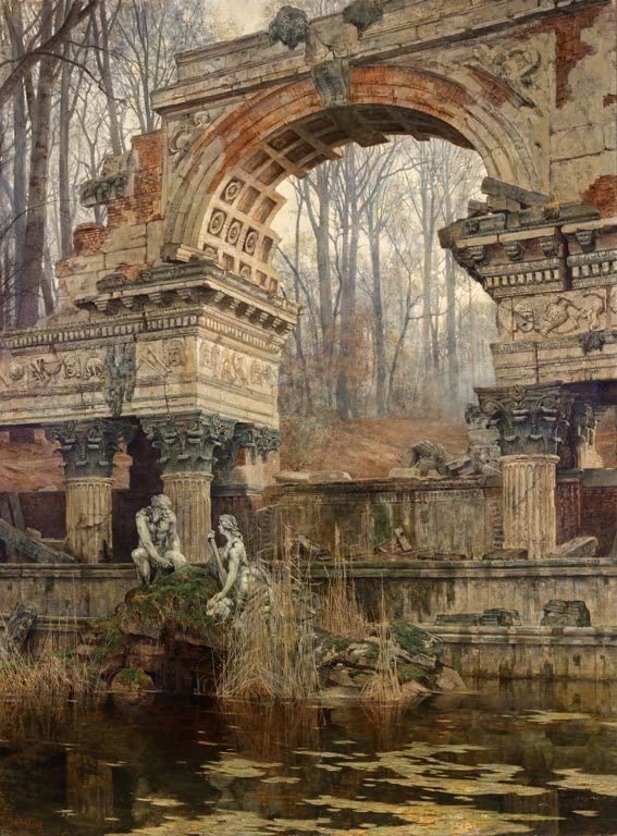 Die Römische Ruine in Schönbrunn