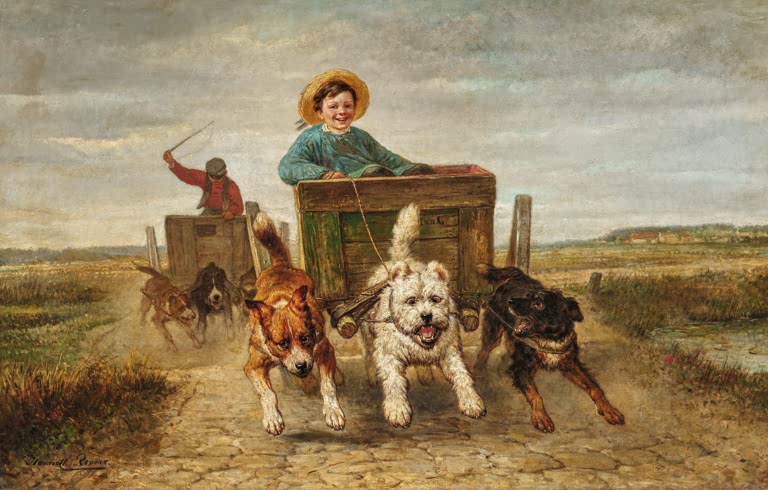 Dog Cart Race
