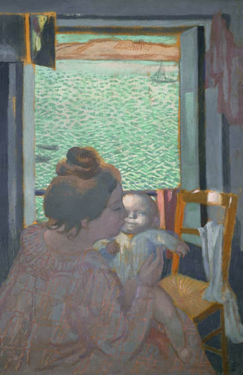 Maternité à la fenêtre