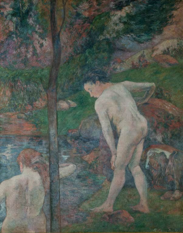 Bathers in Brittany (Two bathers)