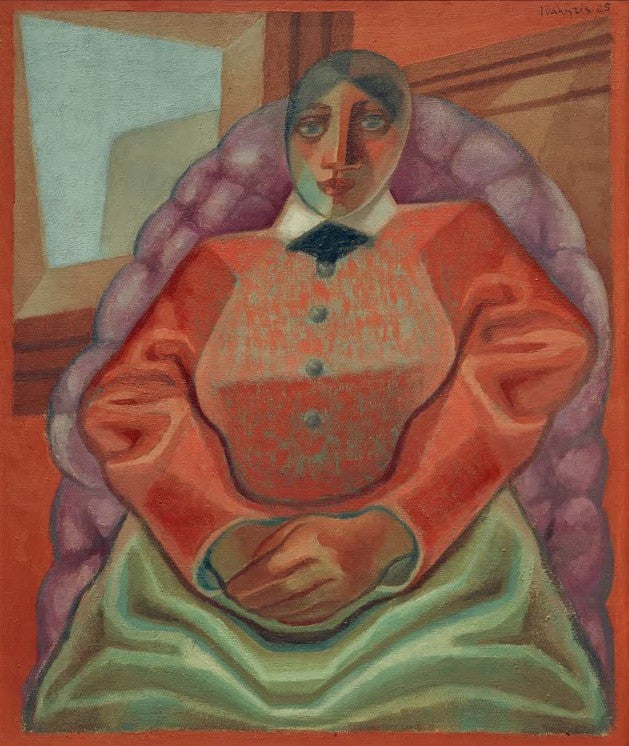 Femme dans un fauteuil