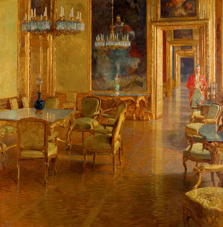 Interieur im Winterpalais des Prinzen Eugen von Savoyen in der Himmelpfortgasse