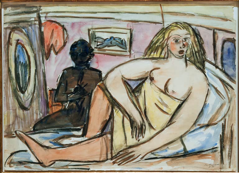Liegende Frau