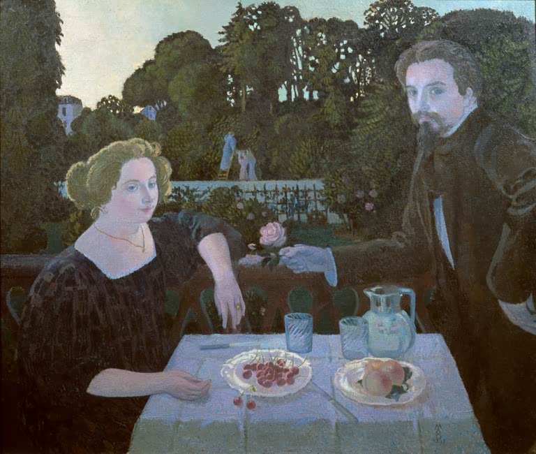 Le dessert au jardin ou Portrait de Marthe et Maurice Denis
