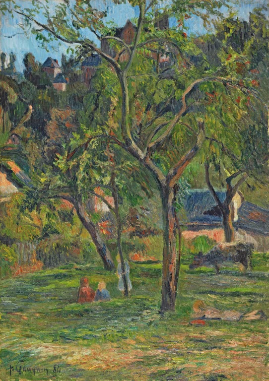 An Orchard under the Church of Bihorel