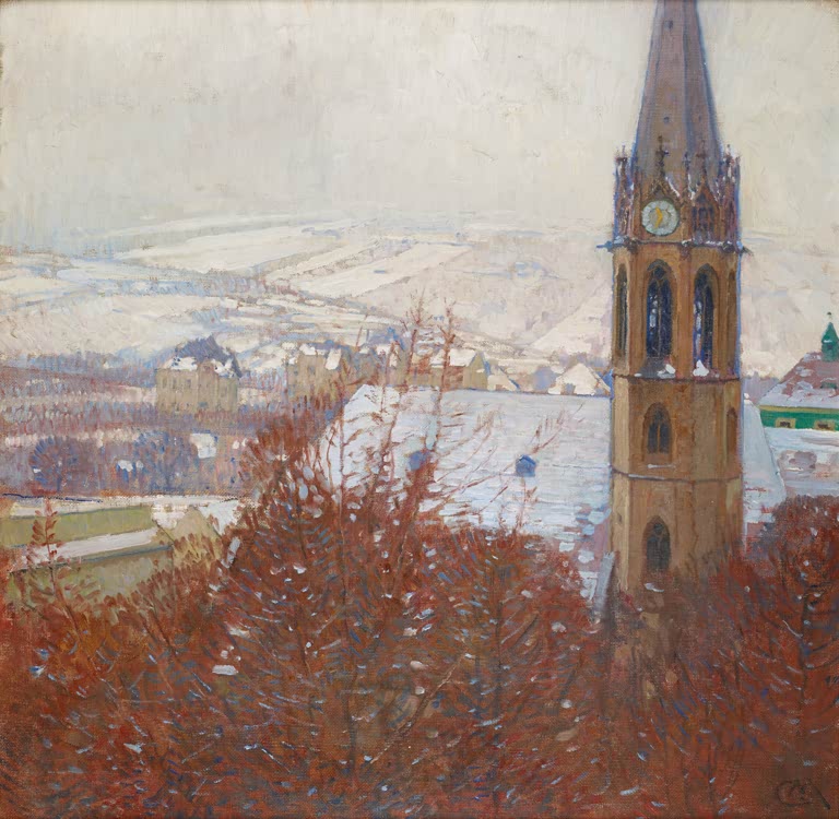 Heiligenstadt im Schnee