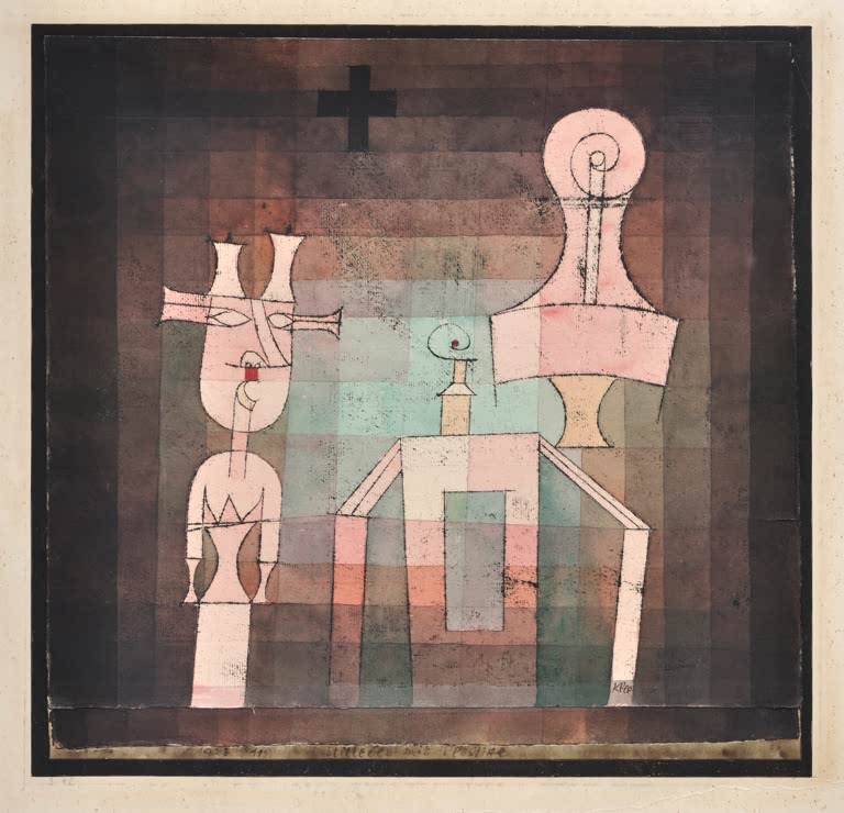 Still life with sculptures