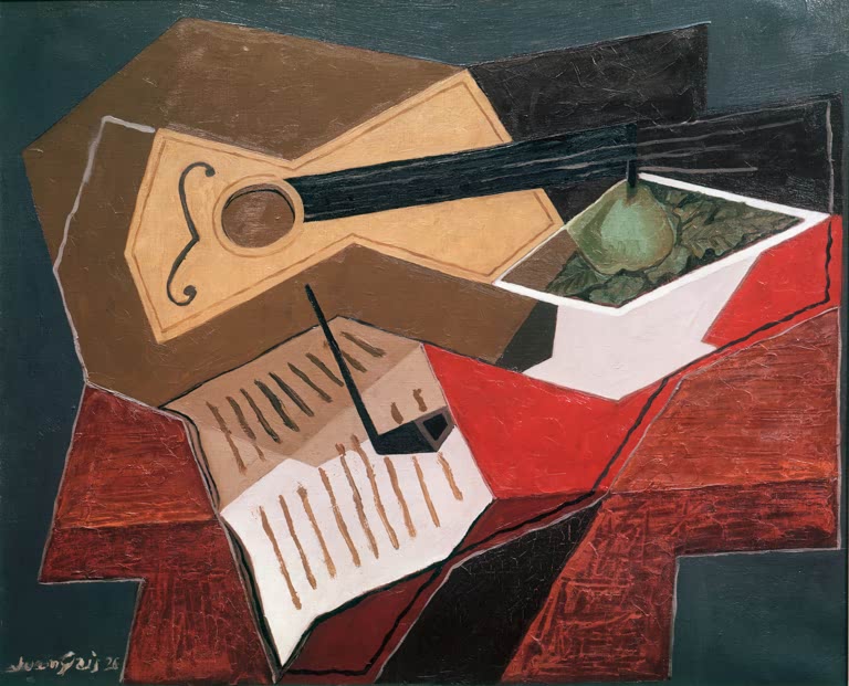 Guitare et compotier