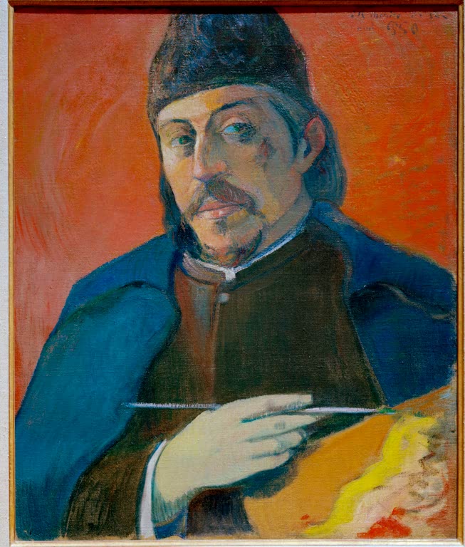 Autoportrait avec palette