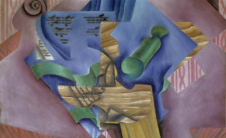 Violon et verre (Nature morte)