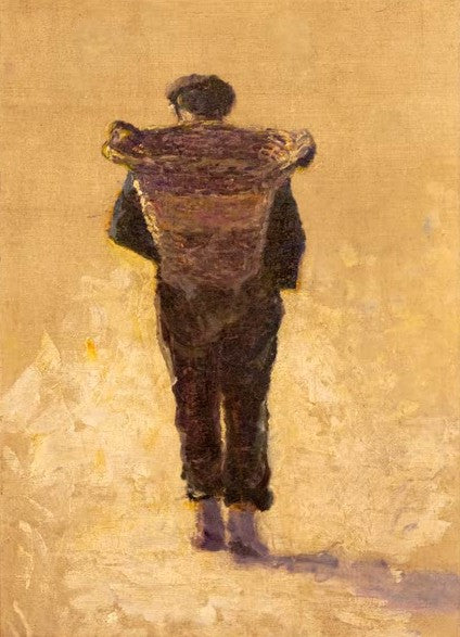 Man returning from fishing