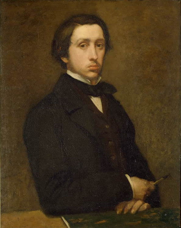 Portrait de l'artiste, dit Degas au porte-fusain